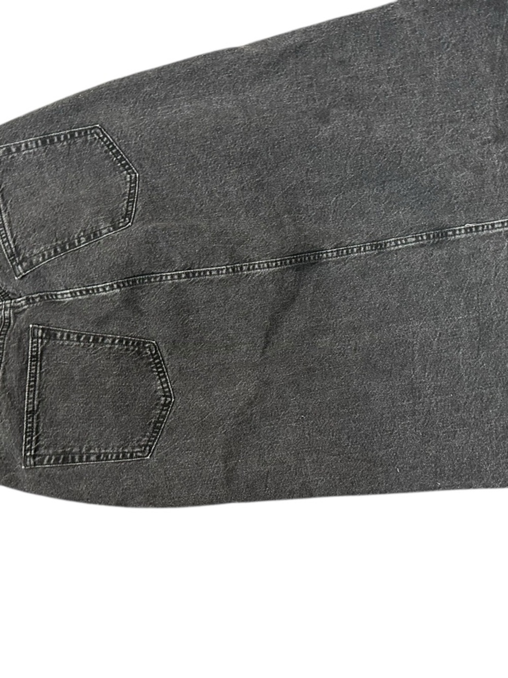 Universal Thread Black Snap-Front Denim Skirt size 10 New - Picture 6 of 6